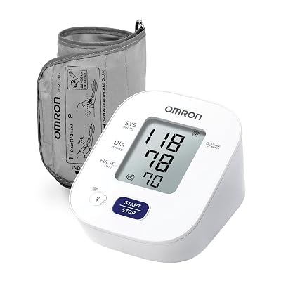 Omron HEM 7140T1 Bluetooth Arm Blood Pressure Monitor Recommended Brand By Doctors,With Japanese Technology,Cuff Wrappin