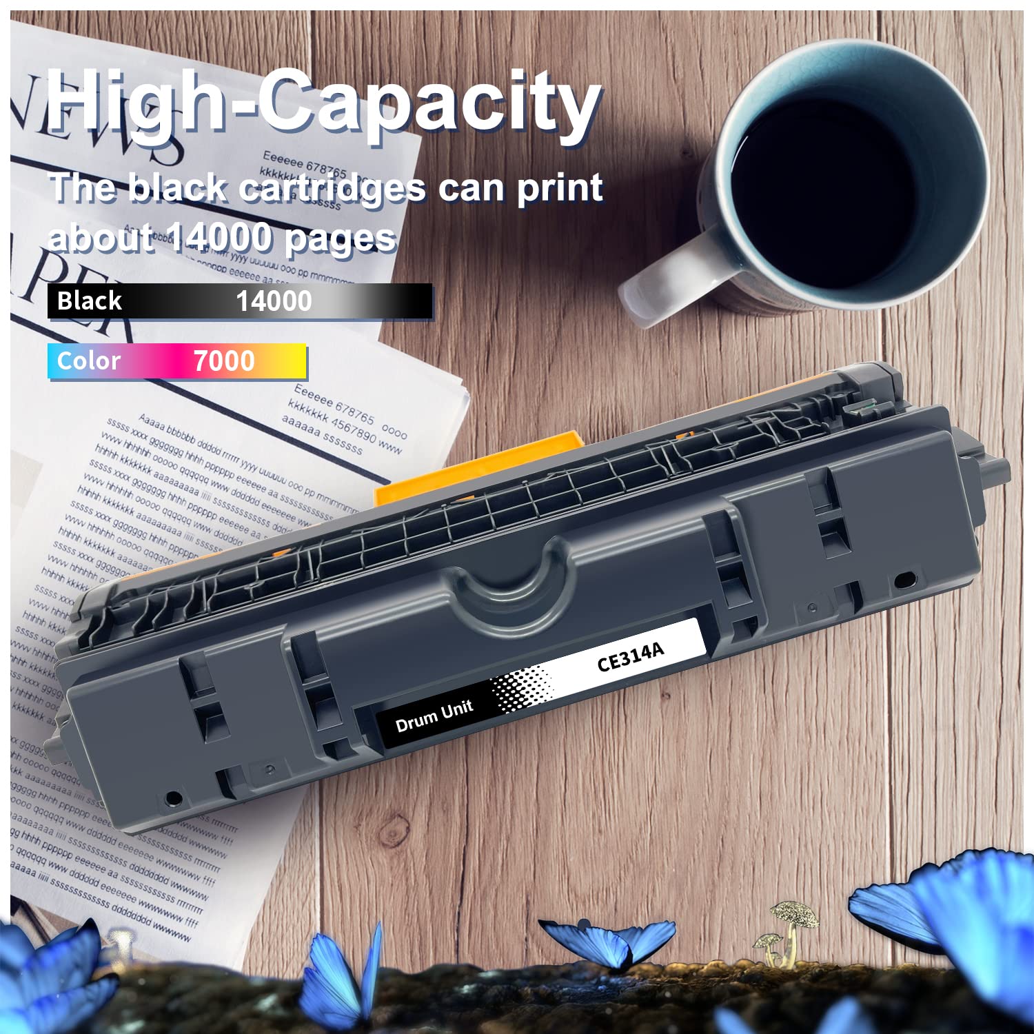 LOSMANN Tambour Compatible pour 126A CE314A Tambour pour Color LaserJet CP1025 CP1025nw Pro 100 MFP M175nw M175a Pro MFP M176 M177fw M176n TopShot LaserJet Pro M275 M275nw