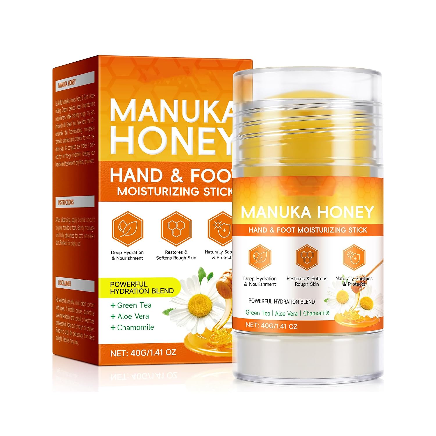 Honey Hand Foot Cream Stick - Moisturizing Balm for Dry Skin