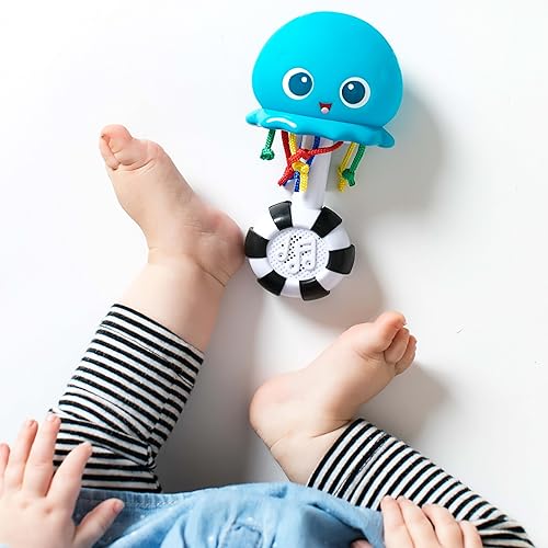 Miniatura 4 de Baby Einstein Juguete musical de coctelera sensorial con brillo del océano recién nacido