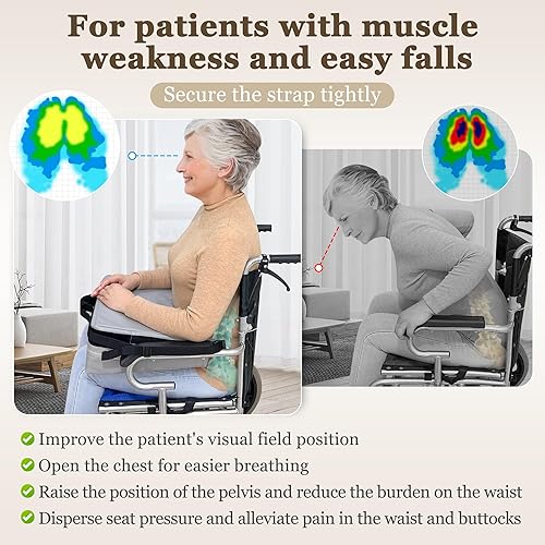 Miniatura 4 de Bandeja para silla de ruedas con cojín para regazo Bandeja para silla de ruedas para personas mayores Bandeja extraíble para mesa Paciente