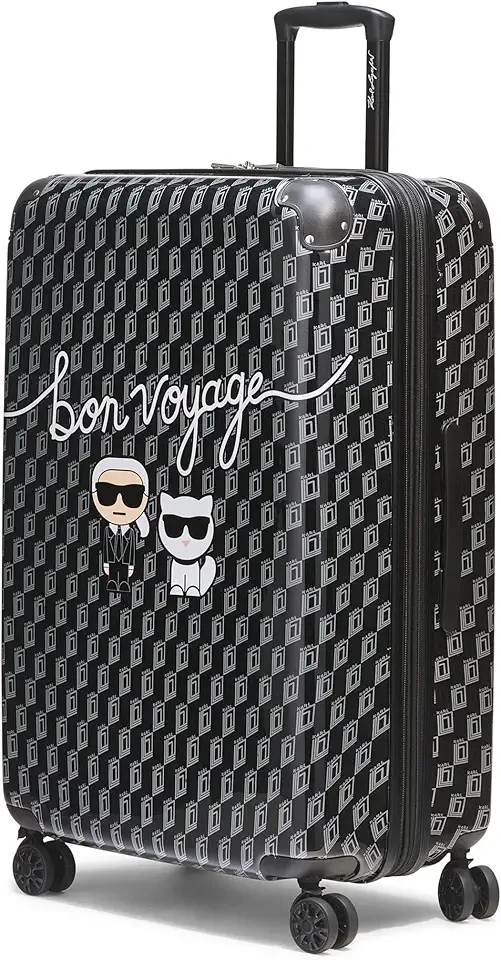 Paris Mala expansível Spinners Hardside Bon Voyage, preta/cinza, Preto/cinza, Mala rígida expansível Spinners Bon Voyage