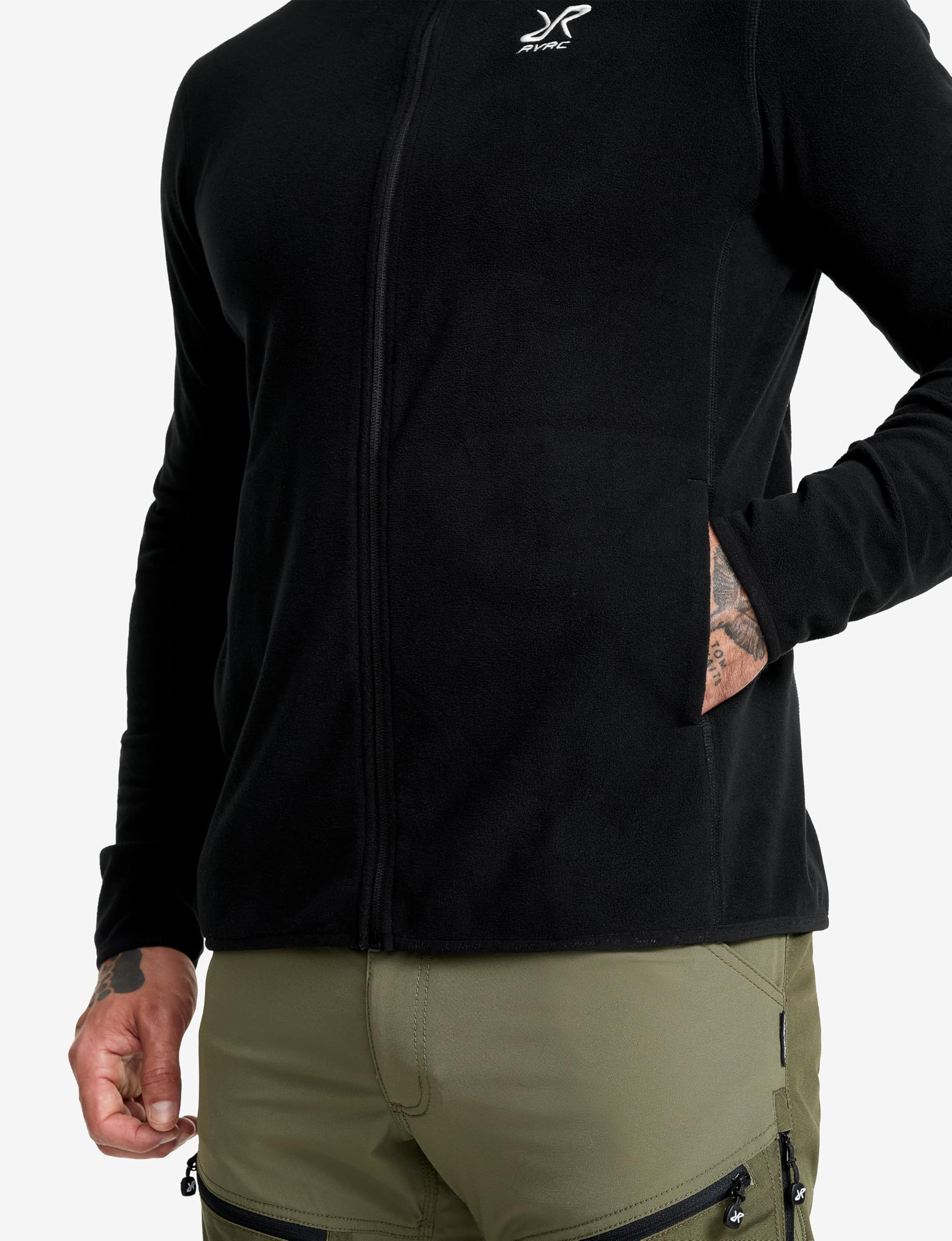 RevolutionRace Hiker Full-Zip Fleece für Herren, leichter Fleecepullover, perfekte Fleecejacke für Wanderungen und Outdoor-Abenteuer