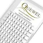 QUEWEL Premade Lash Fans, 8D Premade Fans Eyelash Extensions 0.07mm Thickness D Curl 13mm Volume Lash Extensions Short Stem Pre Made Fans Eyelash Extensions(8D 0.07D 13mm)