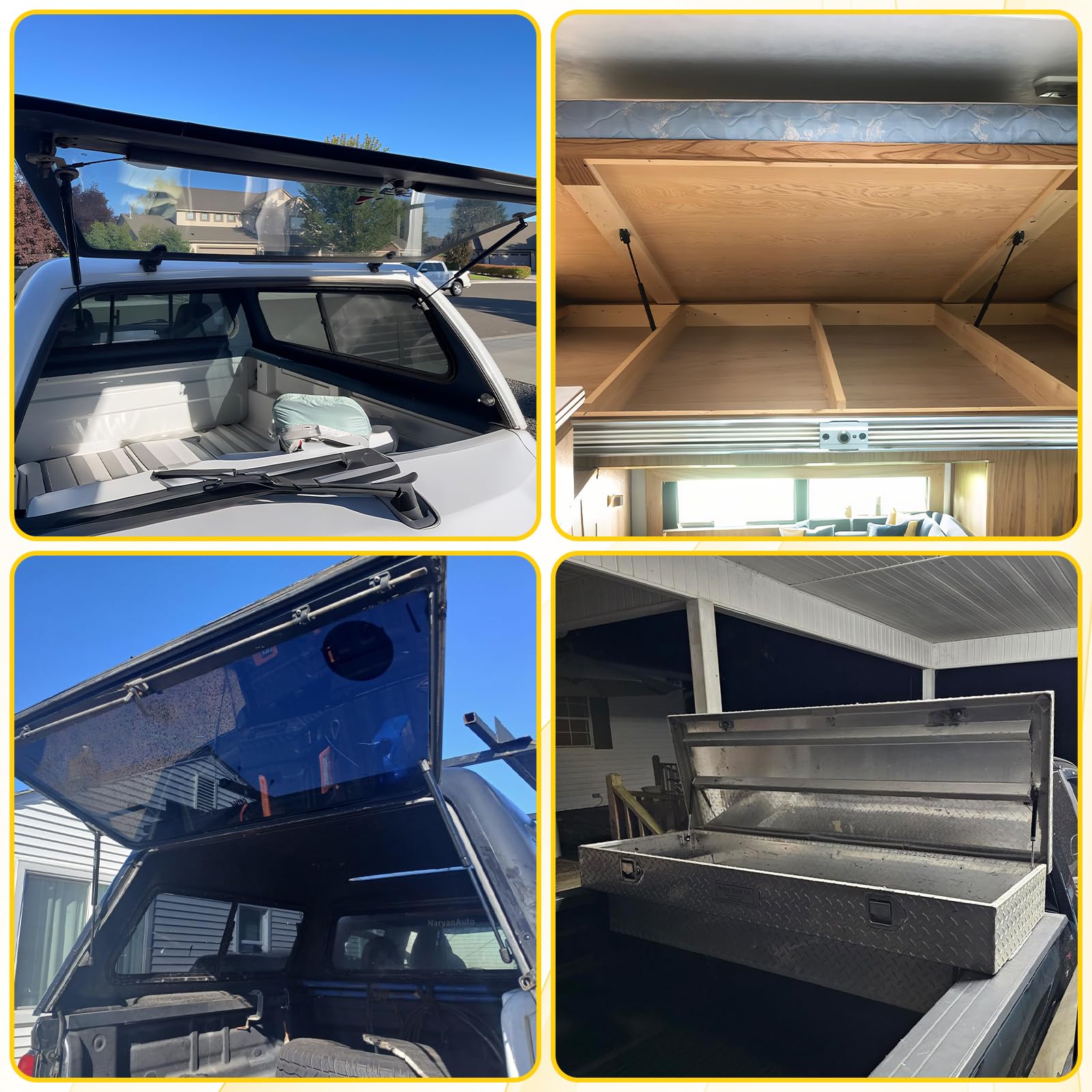 2X Pistoni Portellone Posteriore per Audi TT FV3 1.8L 2.0L Coupe 2014-2019 per Audi TT Roadster FV9 2.5L Coupe 2016-2019 Molle a Gas 650N Ammortizzatori Posteriori per#8S8827552A, 8S8827552