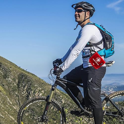 Miniatura 6 de Mini botiquín de primeros auxilios  Kit médico de emergencia pequeño de 137 piezas para el hogar, coche, viajes, camping y actividades al aire libre