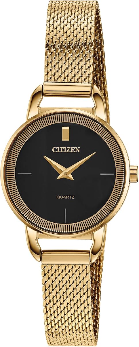 Reloj de cuarzo para mujer, acero inoxidable, clásico