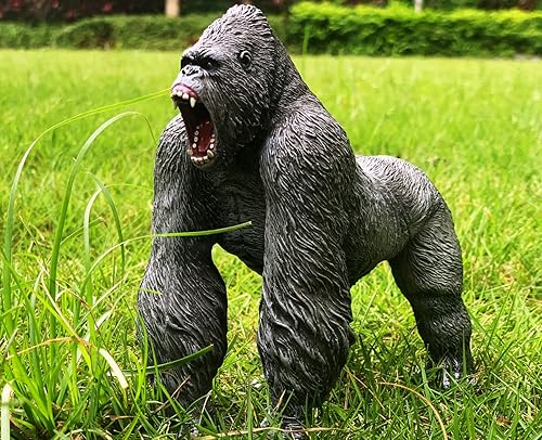 Miniatura 3 de Gorilla King Kong Toys Figura de acción Rampage Gorilla Fight Mode Ape Figuras de animales salvajes sólidas para juegos de rol, juguete para contar