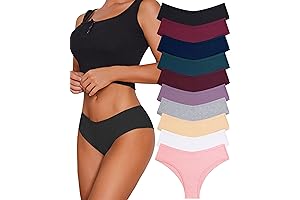 Sth Big Women's 10-Pack Cotton Underwear: Cheeky and Comfortable
