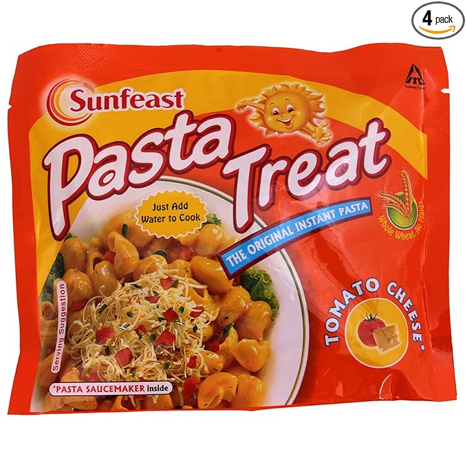 Pasta Treat, Tomato Cheese, 70g (Pack of 4)