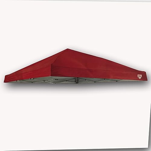 Quest Canopy Top Q64 - Piezas de repuesto para tienda de campaña de 10 x 10 pies con patas inclinadas (rojo)