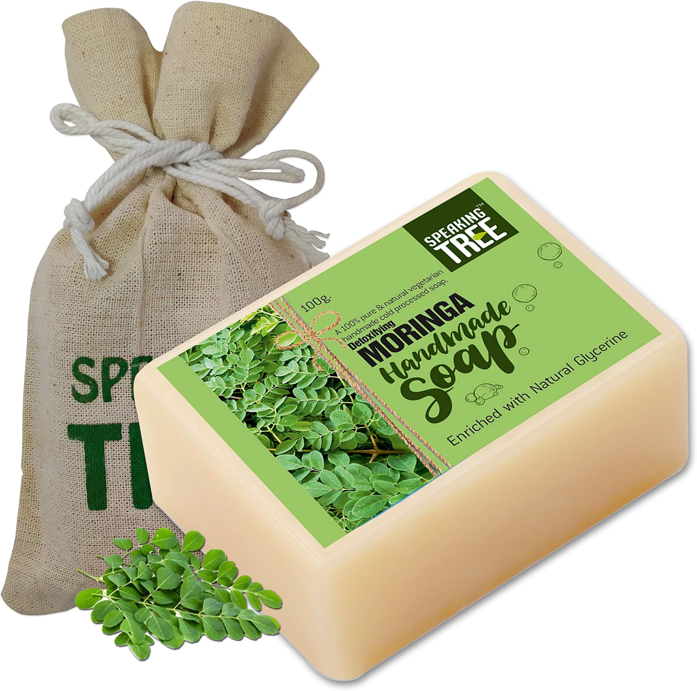 Detoxifying Moringa Handmade soap -100gms