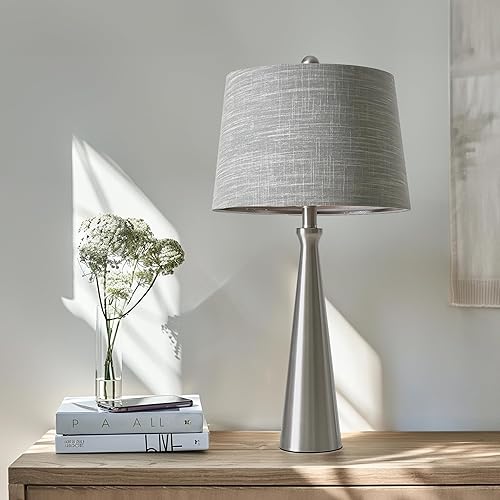 Miniatura 3 de Oneach Juego de 2 lámparas de mesa USB modernas con control táctil regulable de 3 vías para sala de estar dormitorio mesita de noche lámparas de