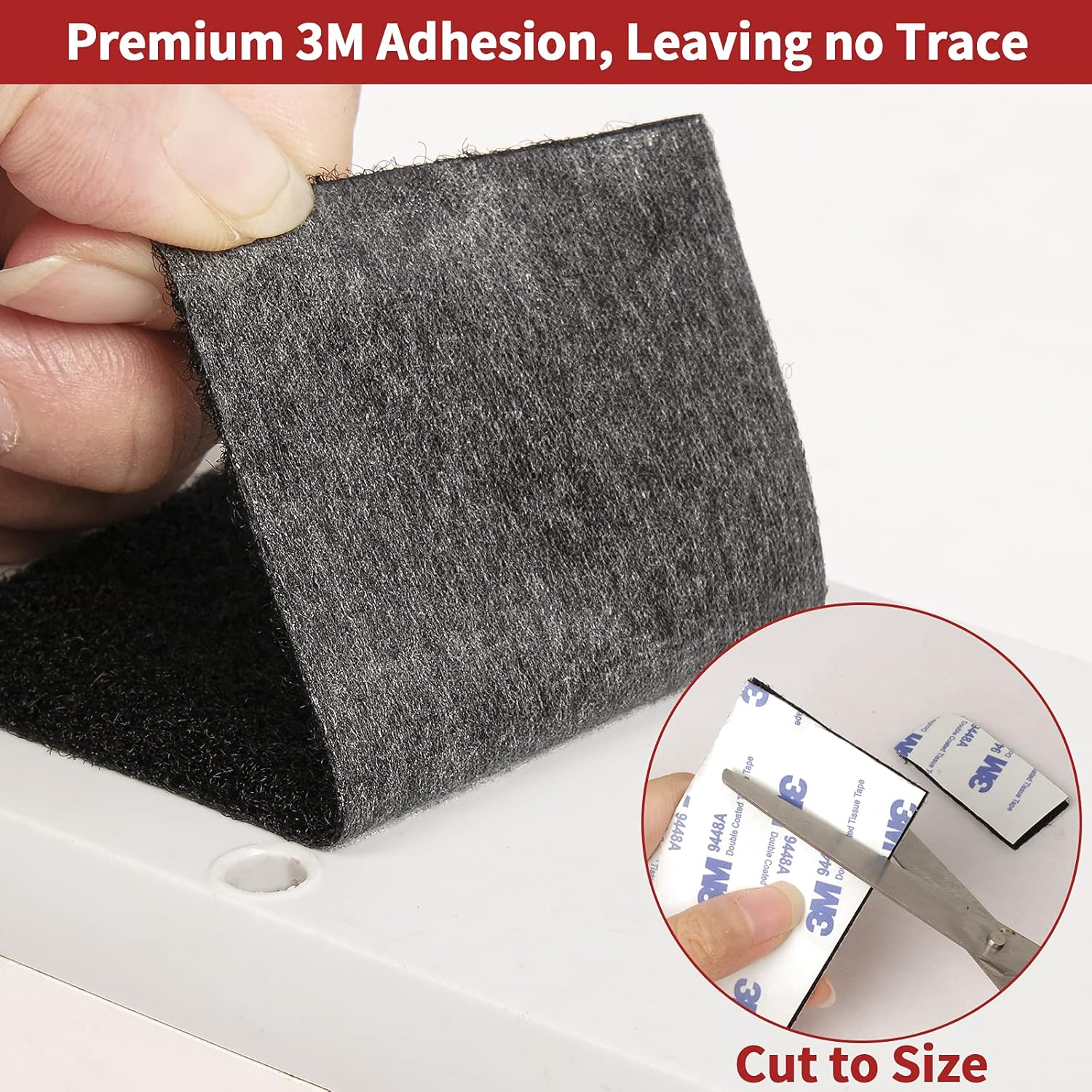 Hook Loop Strips, UPwoktem Fasten 12 Pack 1 X 4 inch Reusable Hook and Loop Tape with 3M Adhesive, Heavy Duty Sticky Back Fastener for Home Office School Car and Crafting Organization : Industrial & Scientific