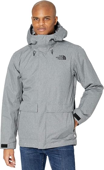 The North Face Men's Clement Triclimate Jacket, TNF Medium Grey Heather, M