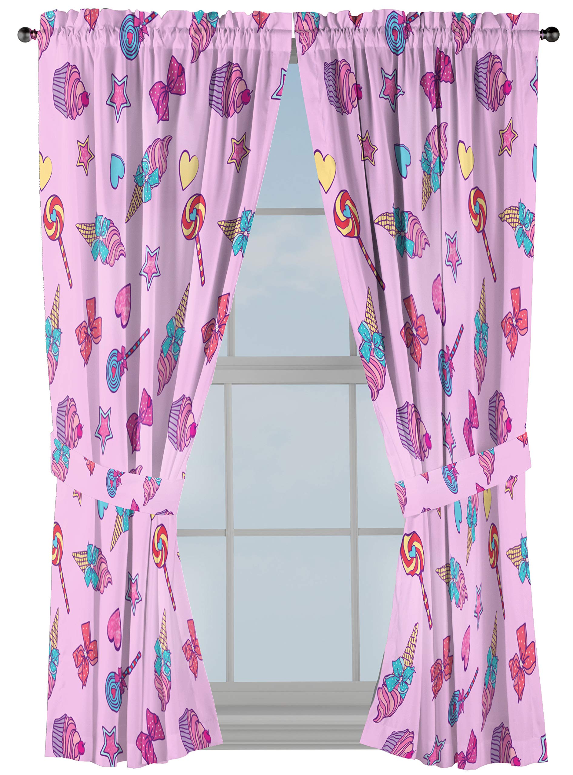 Buy Jay Franco Nickelodeon JoJo Siwa Dream Believe 63" inch Drapes 4
