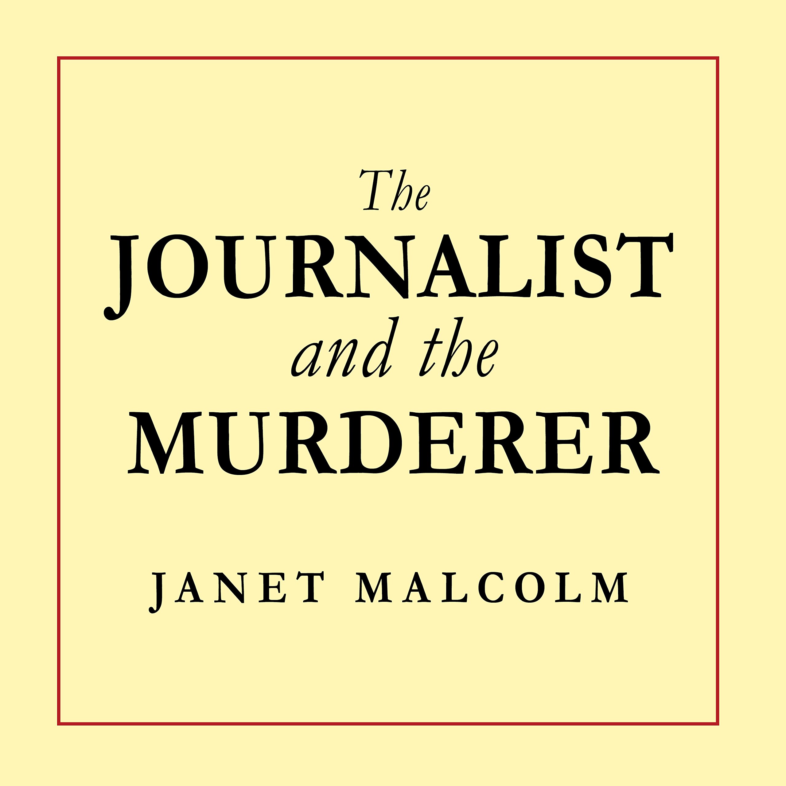Cover art for The Journalist and the Murderer