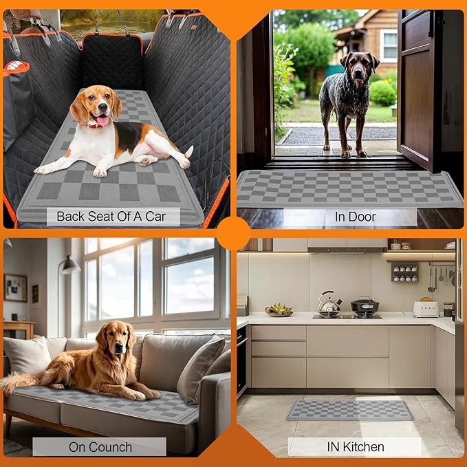 Colchoneta para Perro Coche Grande 137cm Base Antideslizante miniatura 7