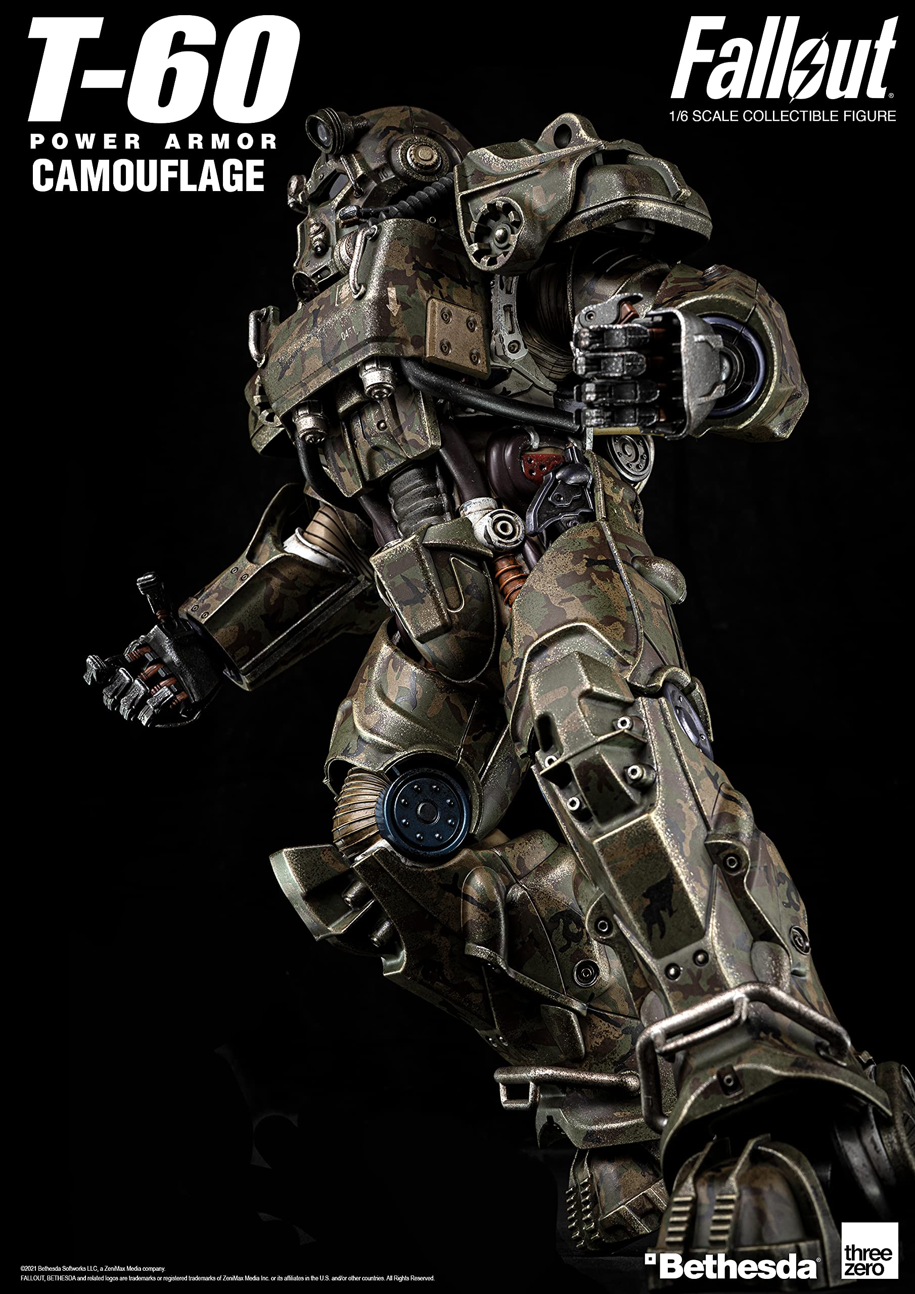 Buy THREEZERO - Fallout T-60 Camouflage Power Armor 1/6 Scale