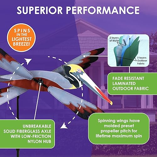 Miniatura 4 de Premier Designs PD21827 Pelican Spinner 23" Marrón