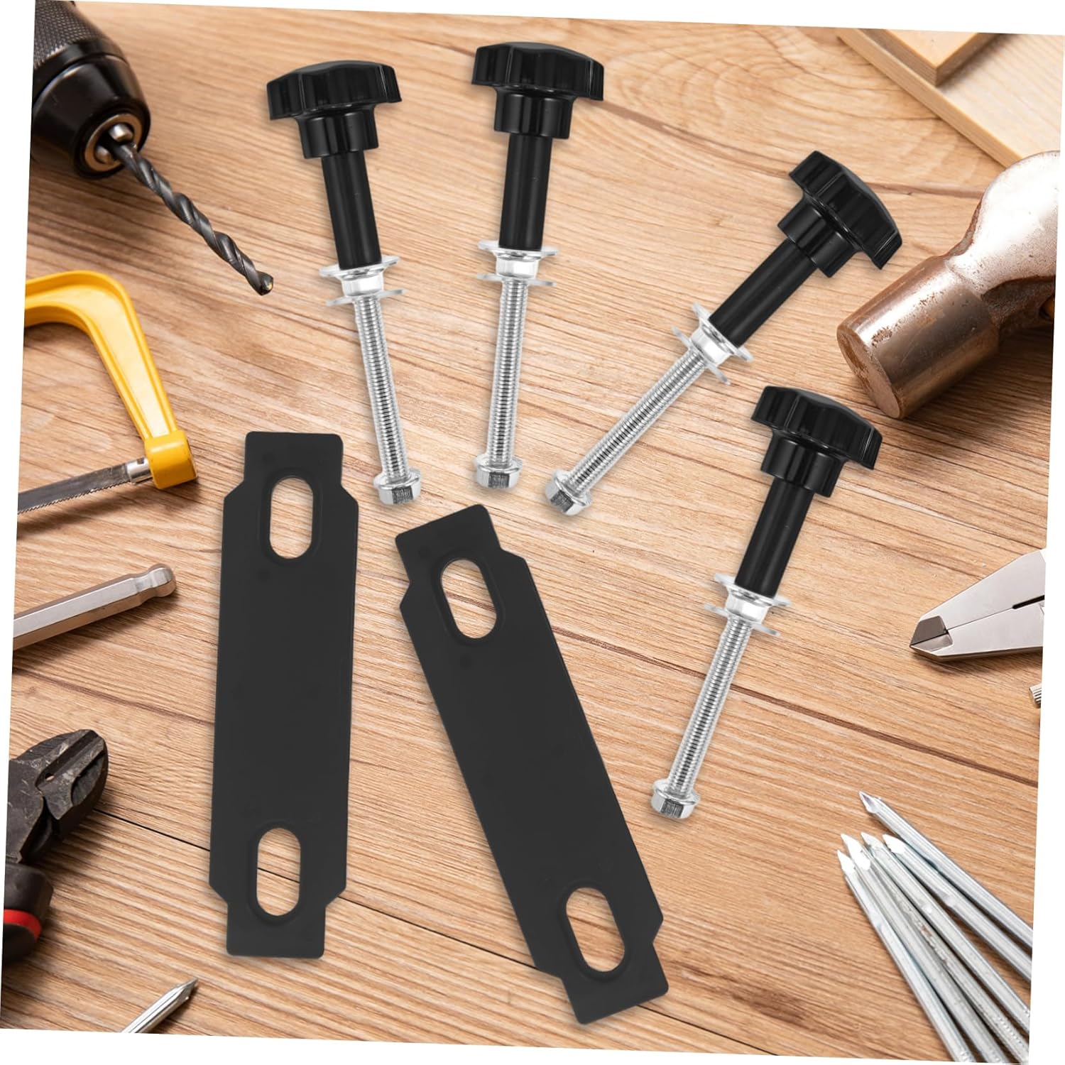 1set Traction Board Mounting Kit Fastening for Off-Road Vehicle Roof Racks Lightweight Tracks Bracket for Enhanced Utility and Easy Installation