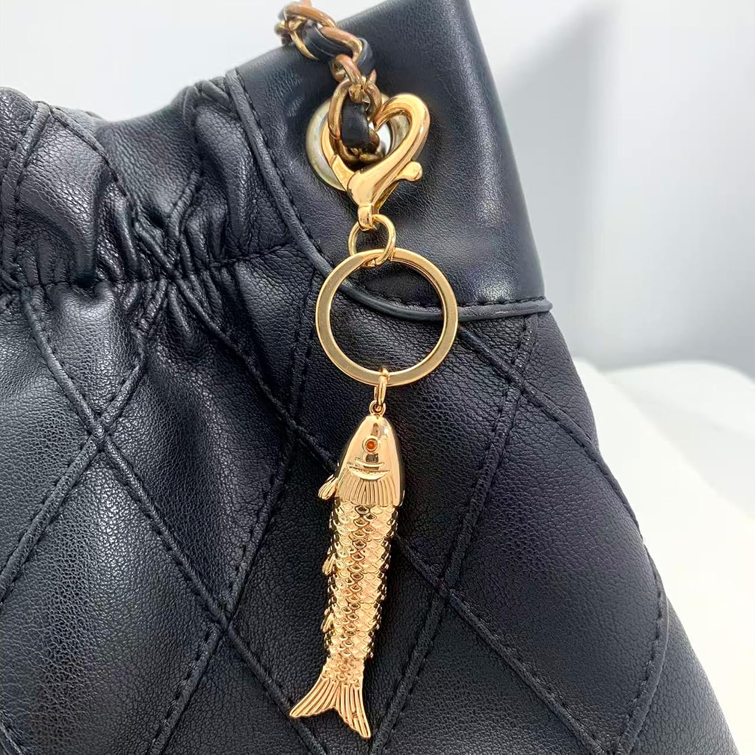 Beach Surfboard Fish Coconut Palm Keychain Bag Charm Accessories image 2