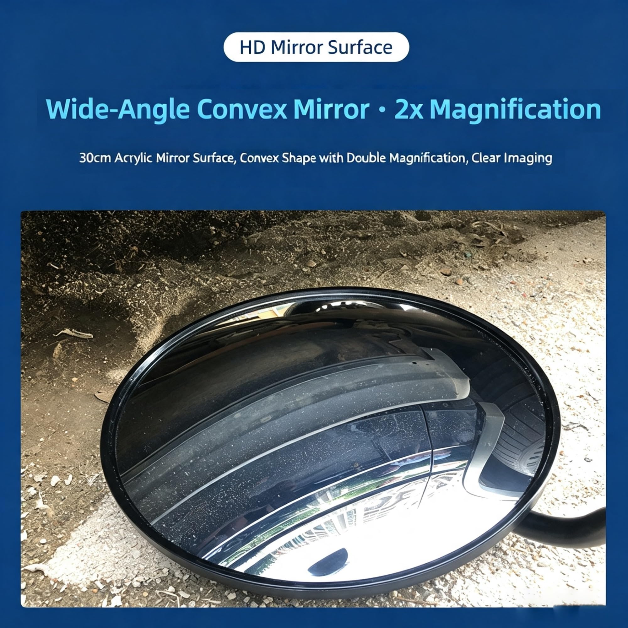 Miroir D'inspection Télescopique sous Véhicule, avec Miroir De 30 Cm