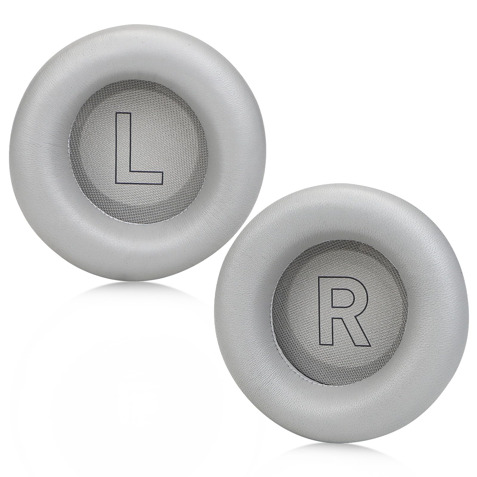 SINOWO Lambskin Ear Pads,Replacement Sheepskin Earpads for Bang & Olufsen Beoplay Portal Wireless Noise Cancelling Gaming Headphones,Ear Cushions with Noise Isolation Memory Foam(Grey Mist) - Image 2