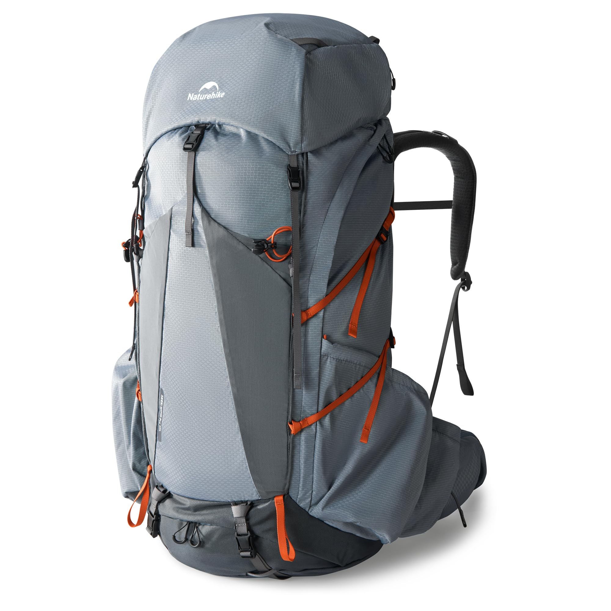 Naturehike Seek Wind plecak trekkingowy, 35 l/65 l, dla mężczyzn i kobiet, plecak turystyczny, wodoszczelny, plecak podróżny, plecak outdoorowy z pokrowcem przeciwdeszczowym, na kemping, do jazdy na