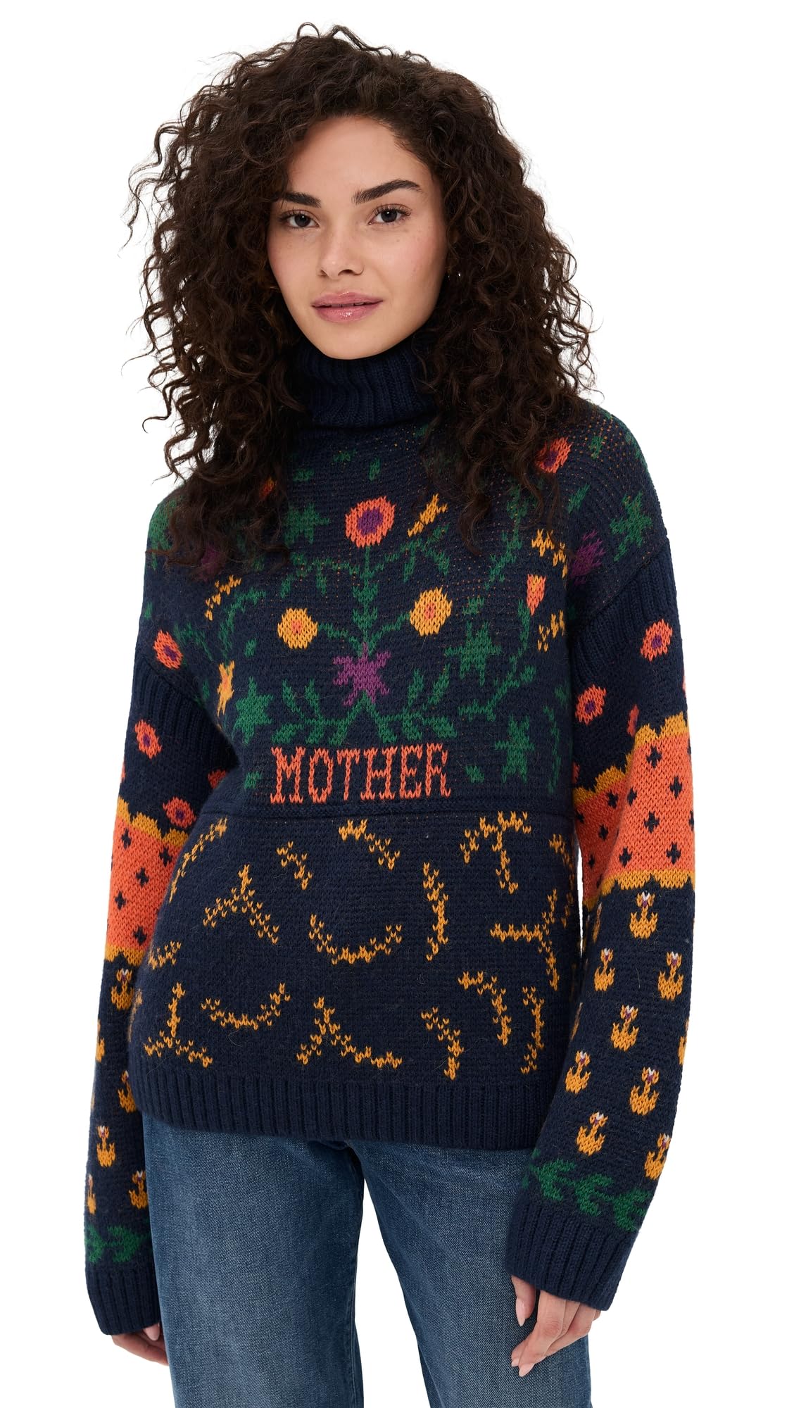 MOTHER Womens The Biggie Hickey Sweater