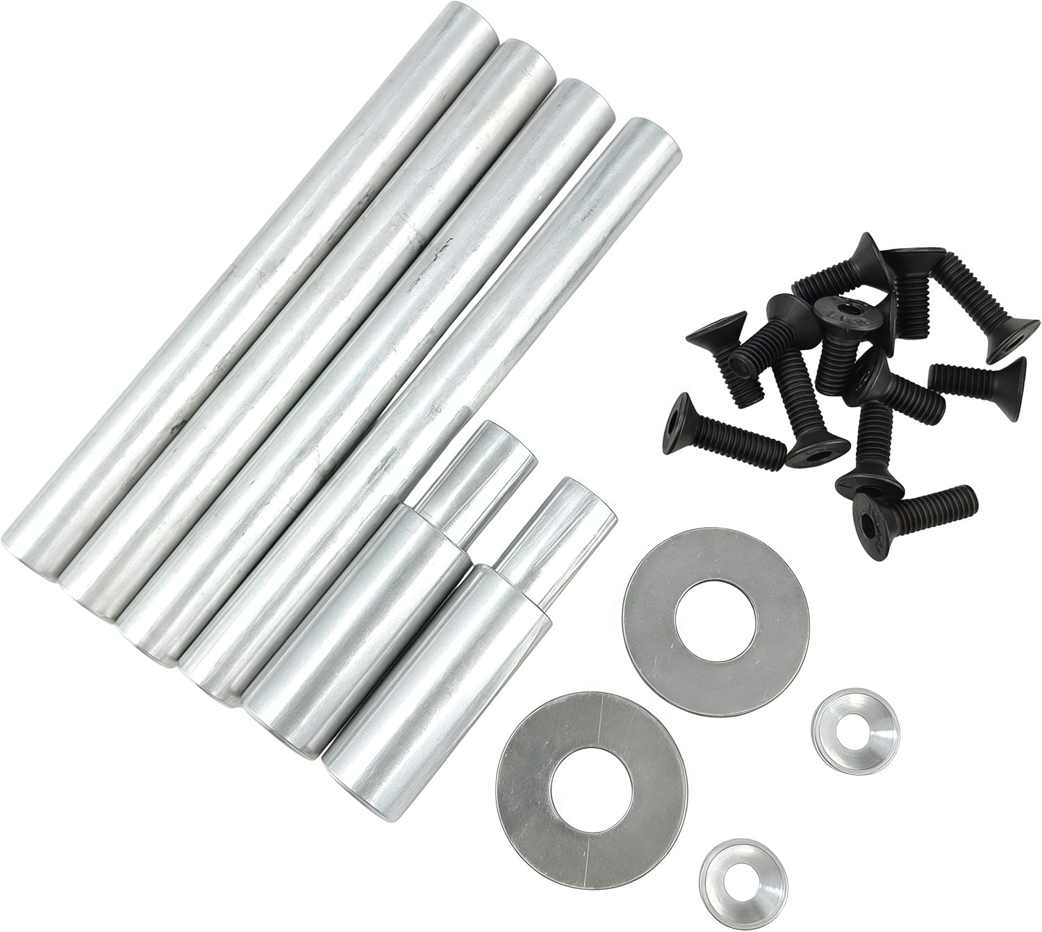 Aluminum Adjustable Wheelie Bar Kit for 1/10 Slash 2WD, Rustler, Bandit – RC Car Tail Wheel Assembly Upgrade Parts for Improved Stability and Durability