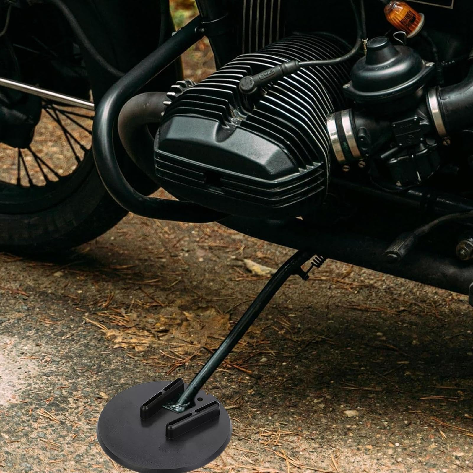 Podkładka pod motocykl, podpórka do butów motocyklowych - Solidna podstawka pod stopkę