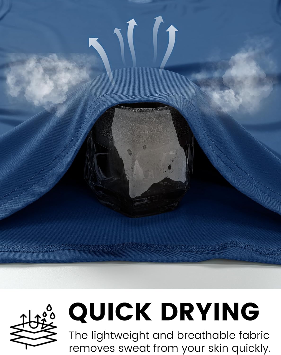 MAGCOMSEN Men's Sleeveless Shirts Quick Dry Tank Tops UPF 50+ Gym Muscle Workout Summer Beach Swim Shirt - Image 4