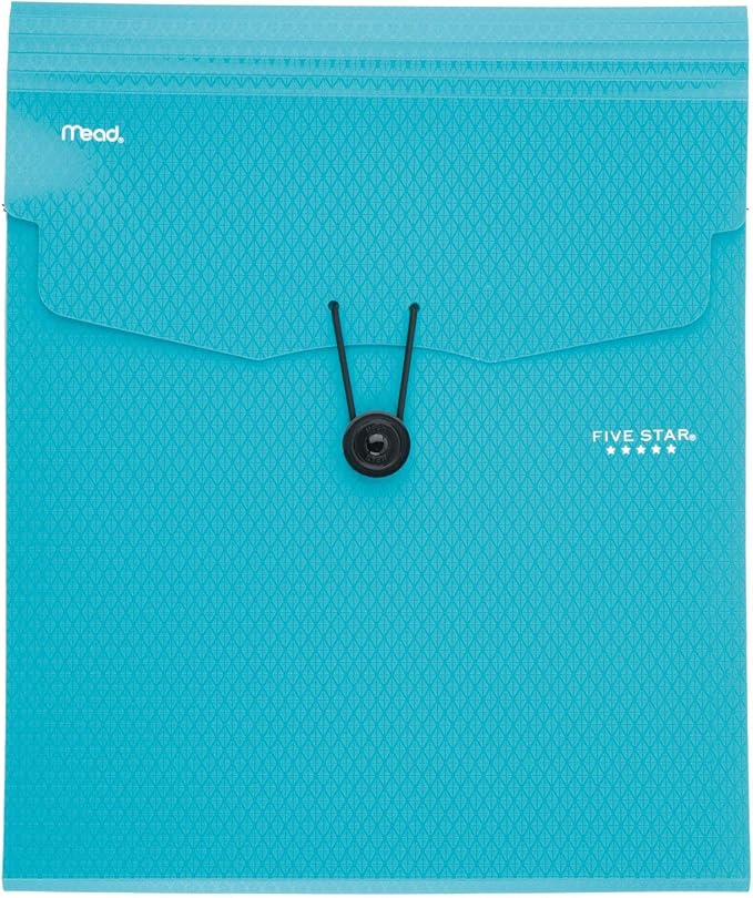 Five Star Expanding File Folder, 5Pocket Vertical