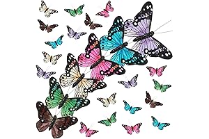 12PCS Monarch Butterfly Clips