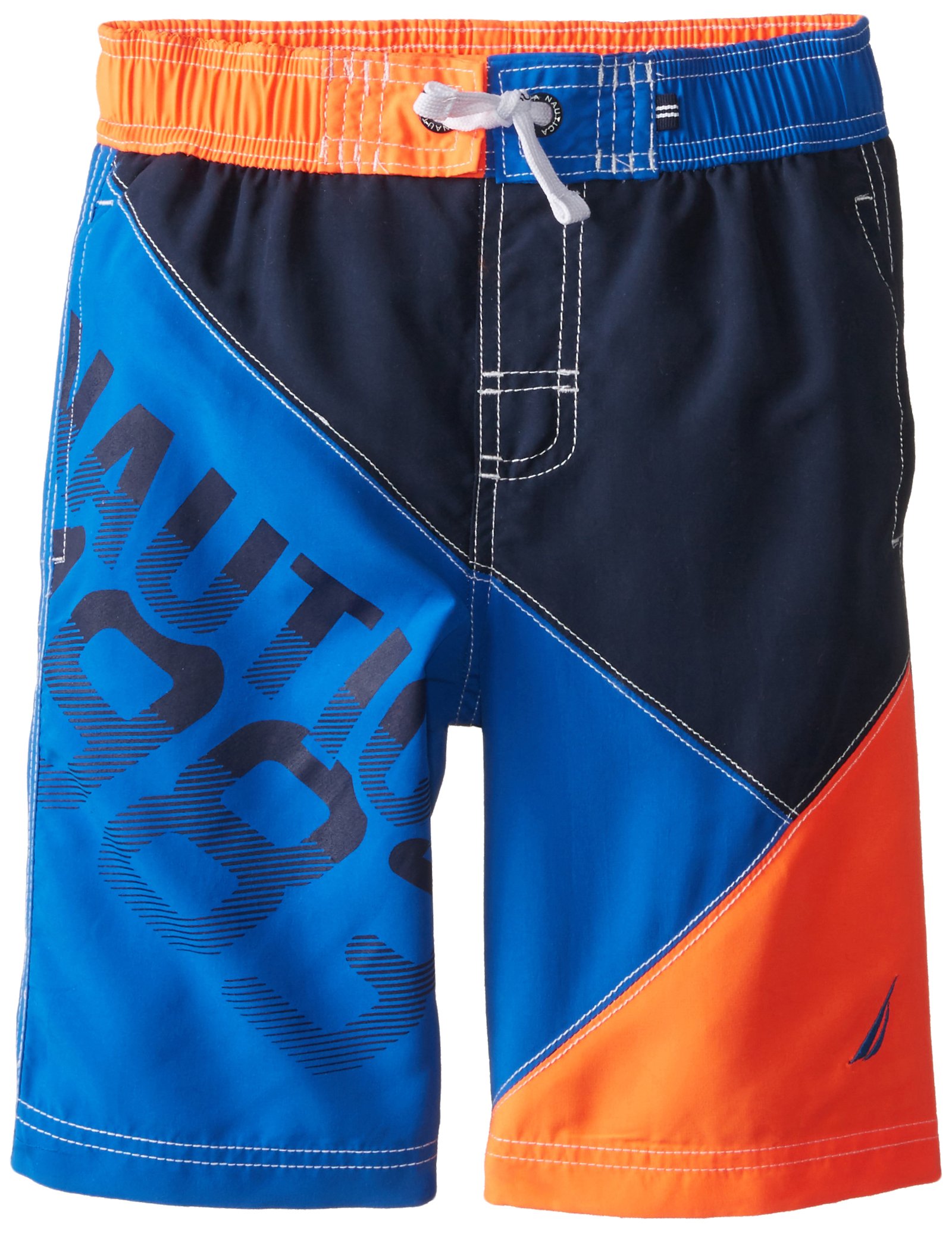 Nautica Boys' Color-Block 1983 Swim Trunk