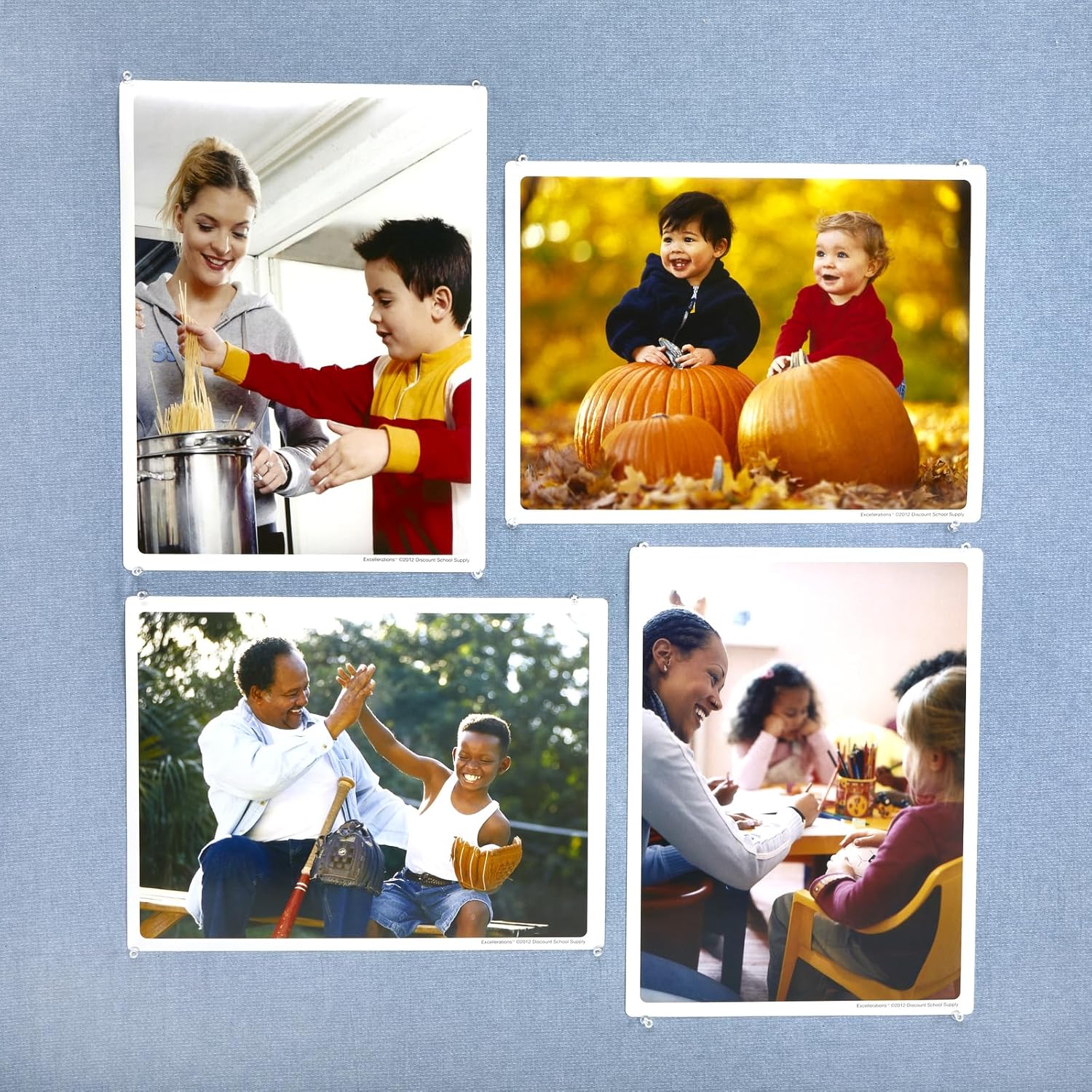 Excellerations My World Real Photo Posters 16 x 12 inches - Set of 30, Educational Toy, Preschool, Classroom Posters