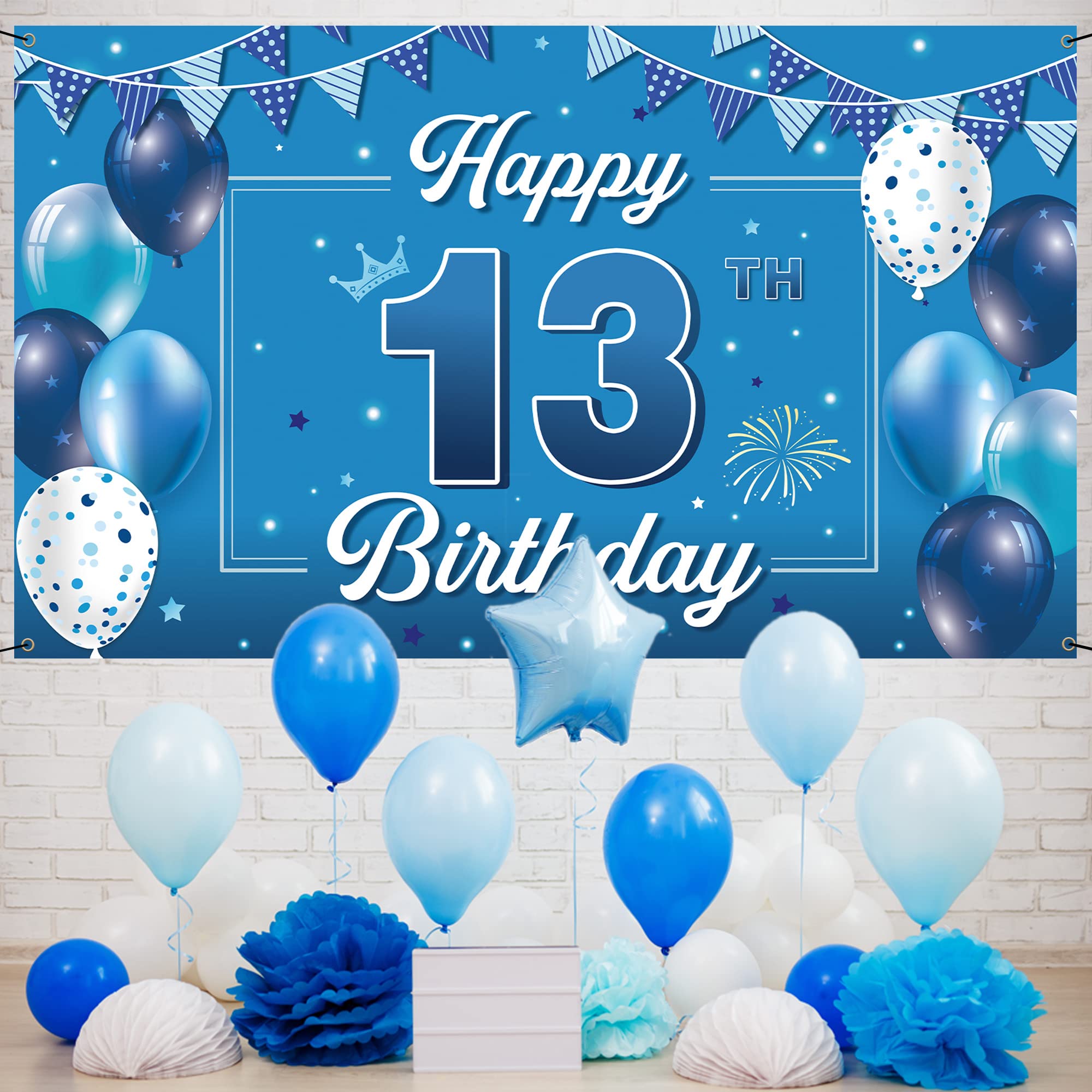 Cartel Retro De Chapa Para 13 Cumpleaños - Decoración Divertida Para La Habitación Juvenil (20x30 Cm)