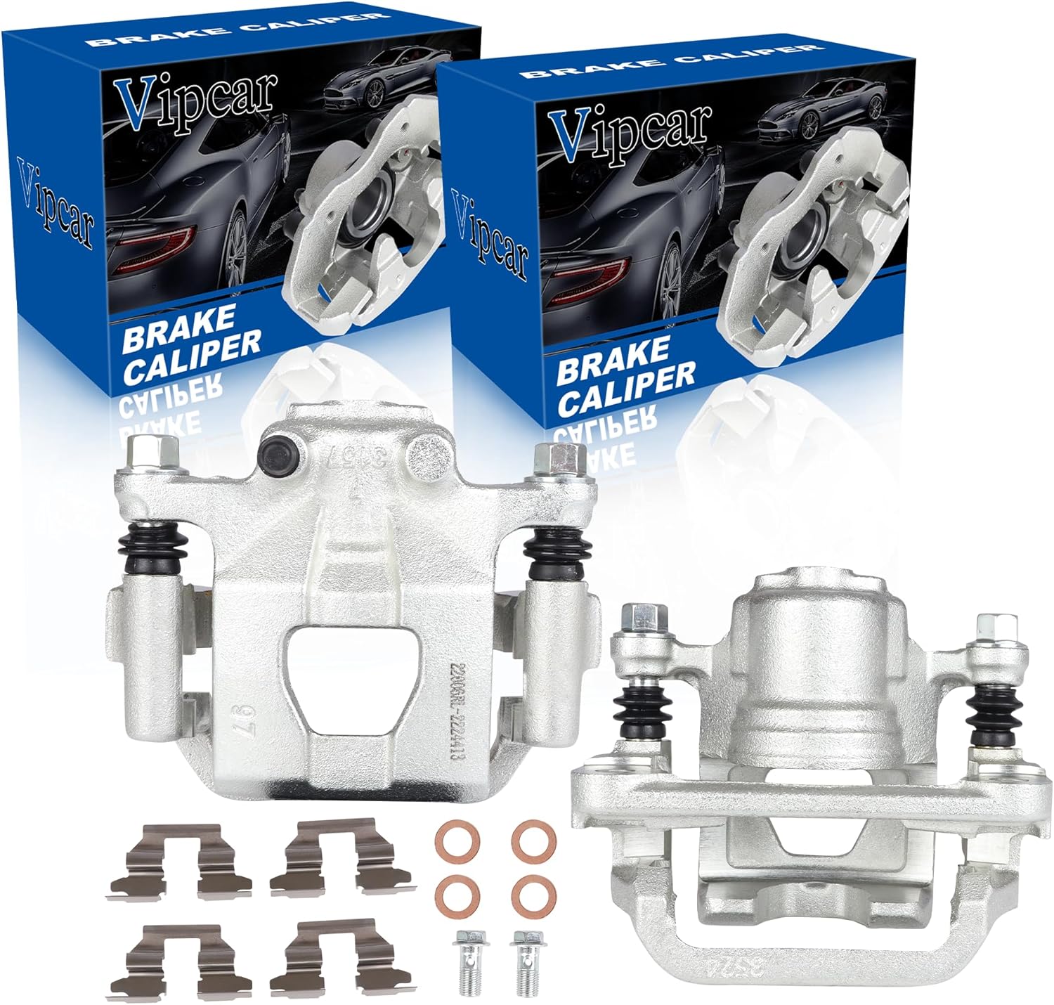 Pair of Rear Brake Calipers for Nissan Altima 2002-2023 Maxima 2003-2008/2019-2023 Rear Left and Rear Right with Bracket 19B2780+19B2781