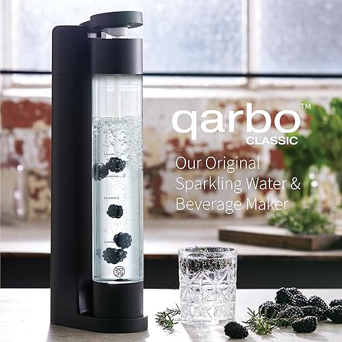 Vista 8 de Twenty39 qarbo Classic - Máquina para hacer agua con gas, carbonatador de bebidas de soda para el hogar, dispensador de seltzer y bebidas