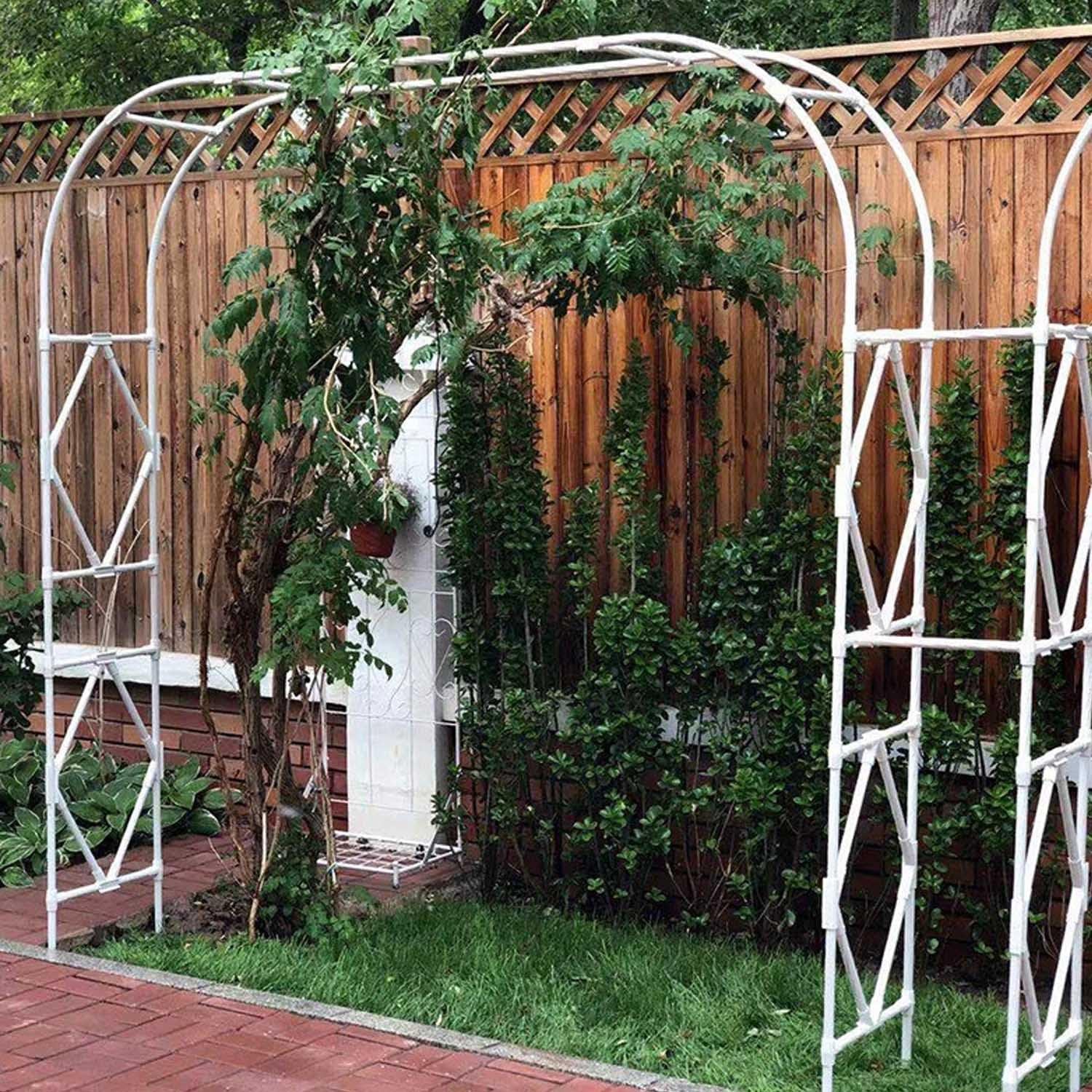 バラ アーチ パーゴラ ガーデンアーチ 大型 ぶどう棚 フラワーアーチ