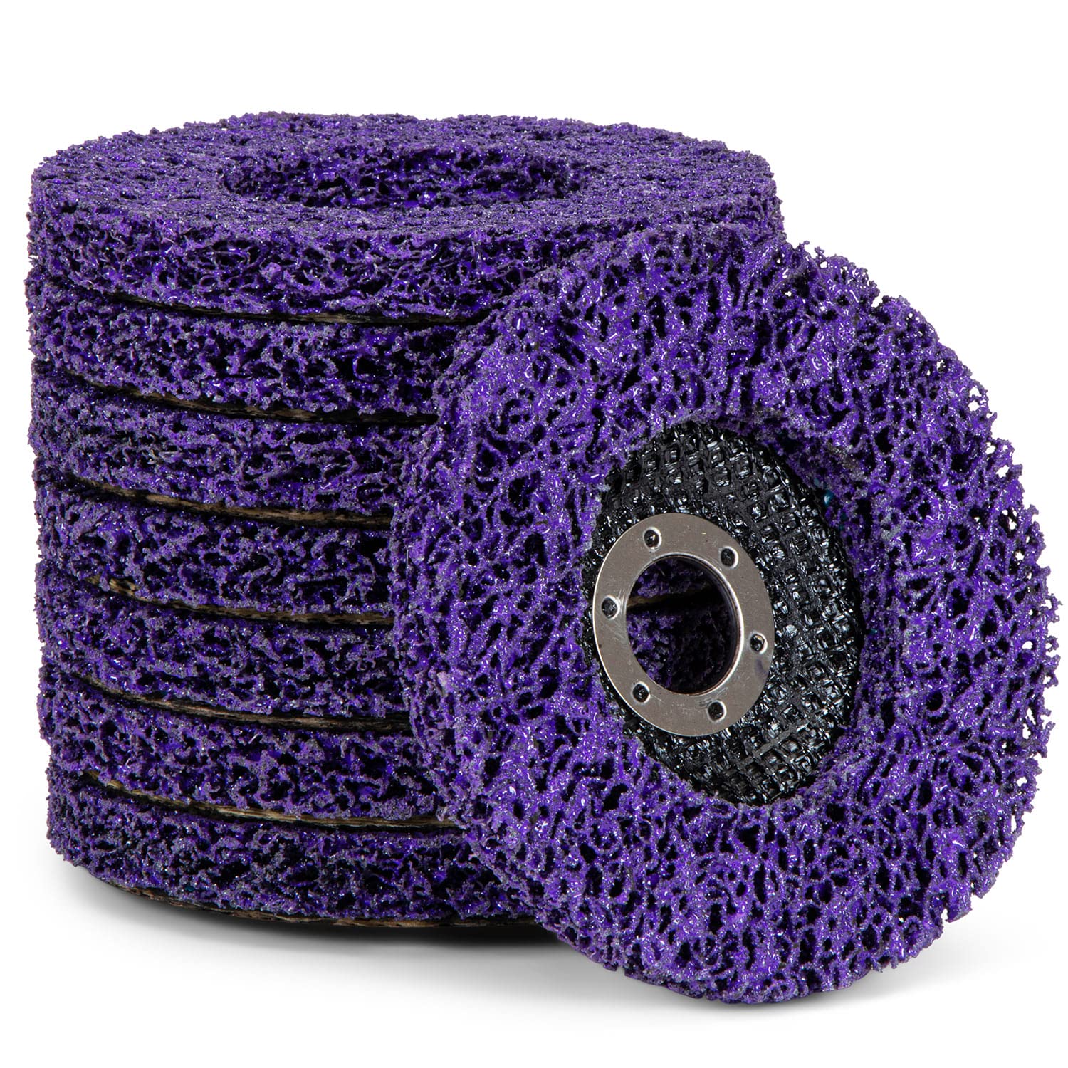 Dischi Lamellari Professionali FD-Workstuff - 10 Pezzi, Ø125mm, Grana 40, Per Smerigliatrice Angolare - Foto 3