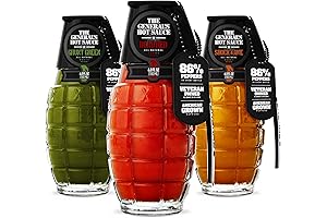 The General's Hot Sauce Triple Threat: Gourmet Hot Sauce Gift Set for Spice Lovers