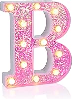 Vista 166 de Foaky LED Letter Lights Sign Marquee Light Up Letters Sign for Night Light Wedding/Birthday Party Battery Powered Christmas Lamp Home Bar