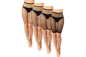 High-Waisted Fishnet Shorts for a Sexy and Edgy Look