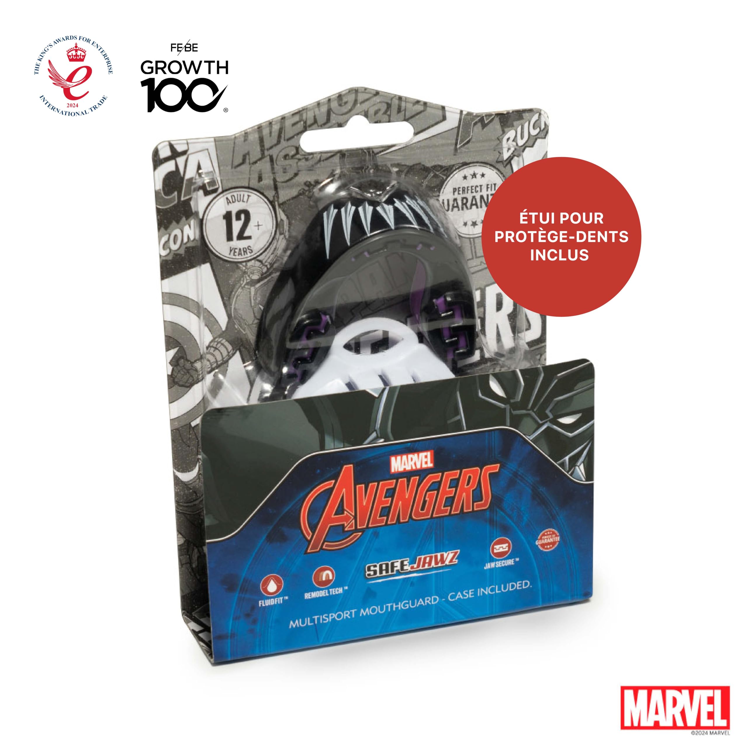Marvel Black Panther Protège-Dents Sport Protection Intégrale MMA Rugby Boxe