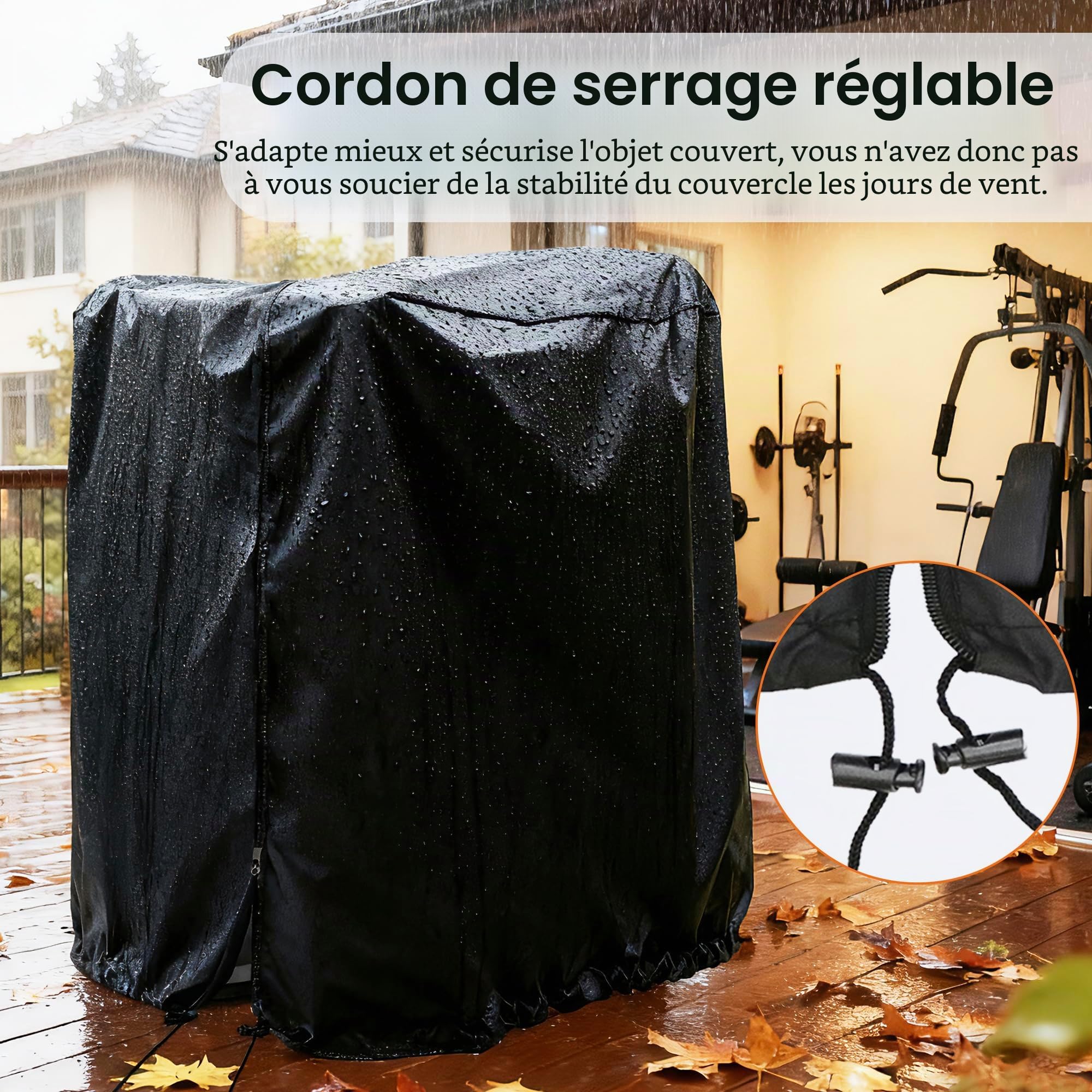 MaWGcowerd Treadmill Cover, Folding Treadmill Cover, Dustproof and Waterproof Cover, Oxford Cloth Waterproof Sunscreen Cover