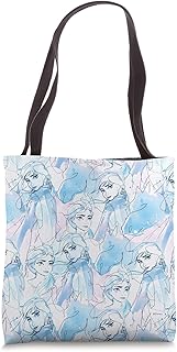 Disney Frozen 2 Anna and Elsa Watercolor Tote Bag
