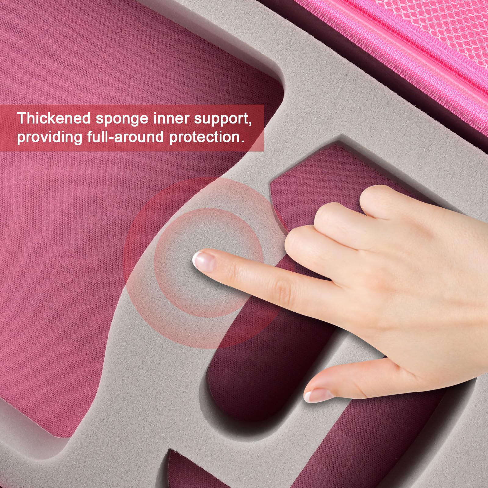 Boobowl Custodia rigida da trasporto per cuffie da gioco Meta Quest 3/Quest 3S All-in-One VR e controller touch, borsa da viaggio con copertura in silicone, protezione per lenti e accessori (rosa +