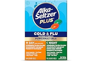 alka-seltzer plus power max anti-flu des cold and fever medicine 36 count 2 pk